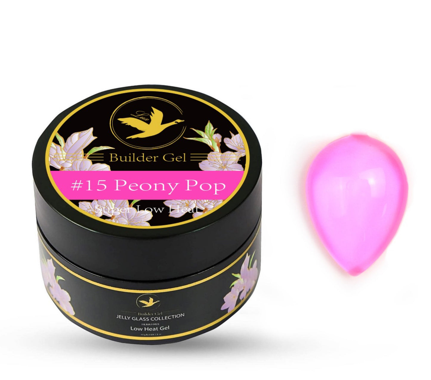 Jelly Glass Builder Gel – #15 Peony Pop