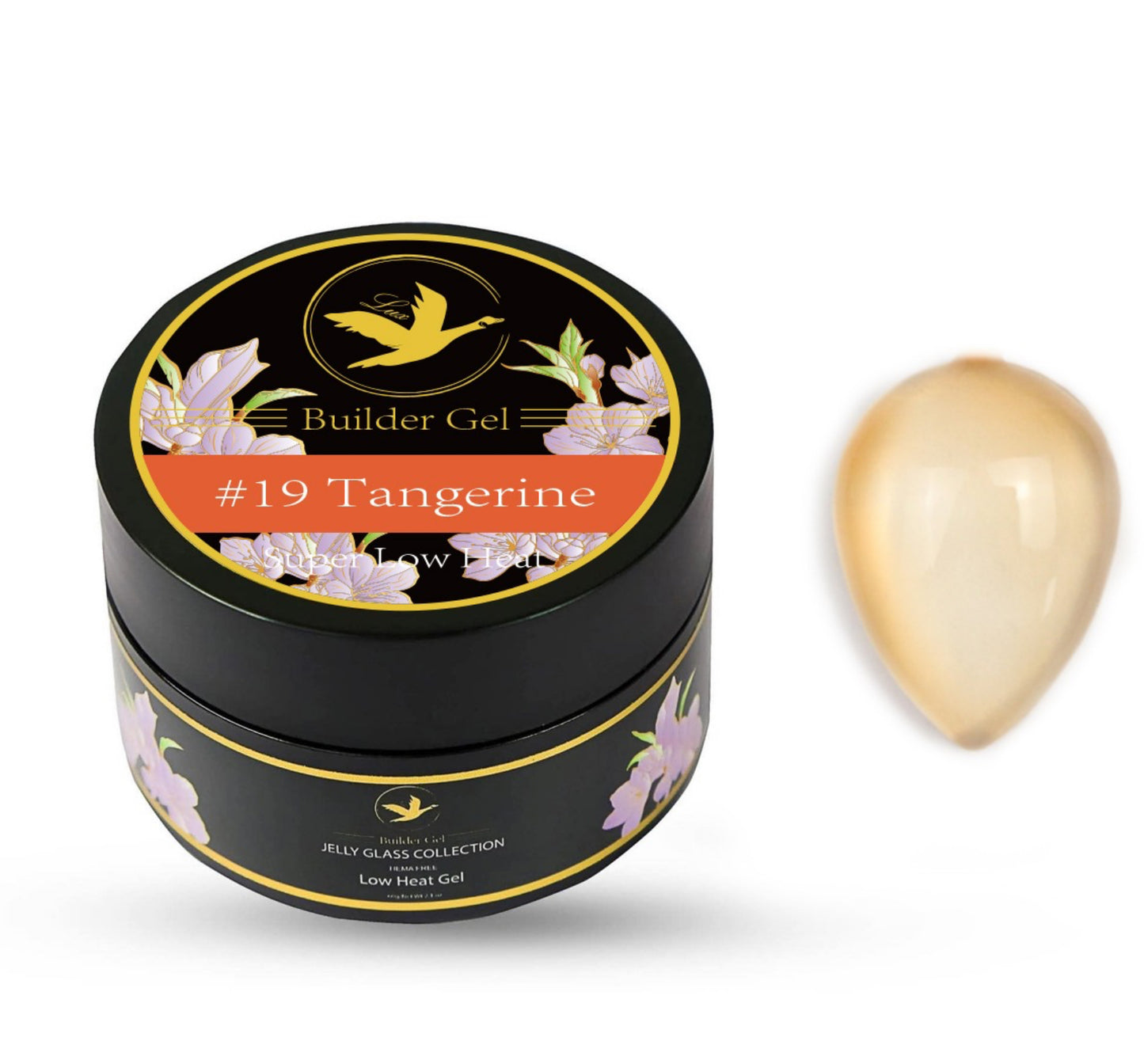 Jelly Glass Builder Gel – #19 Tangerine