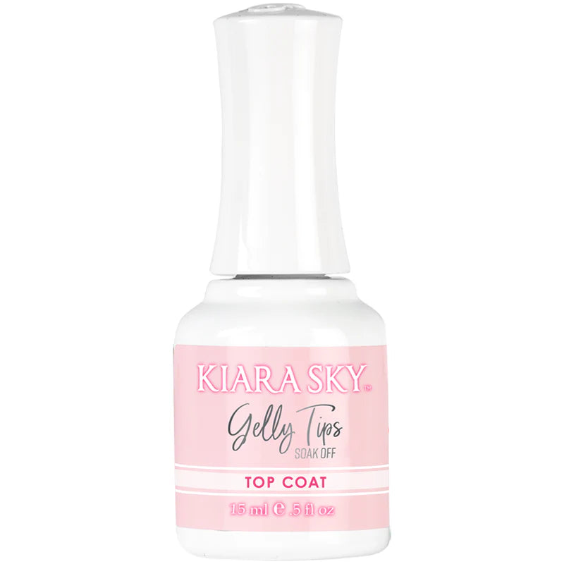 Kiara Sky Gelly Tips Top Coat 15ml