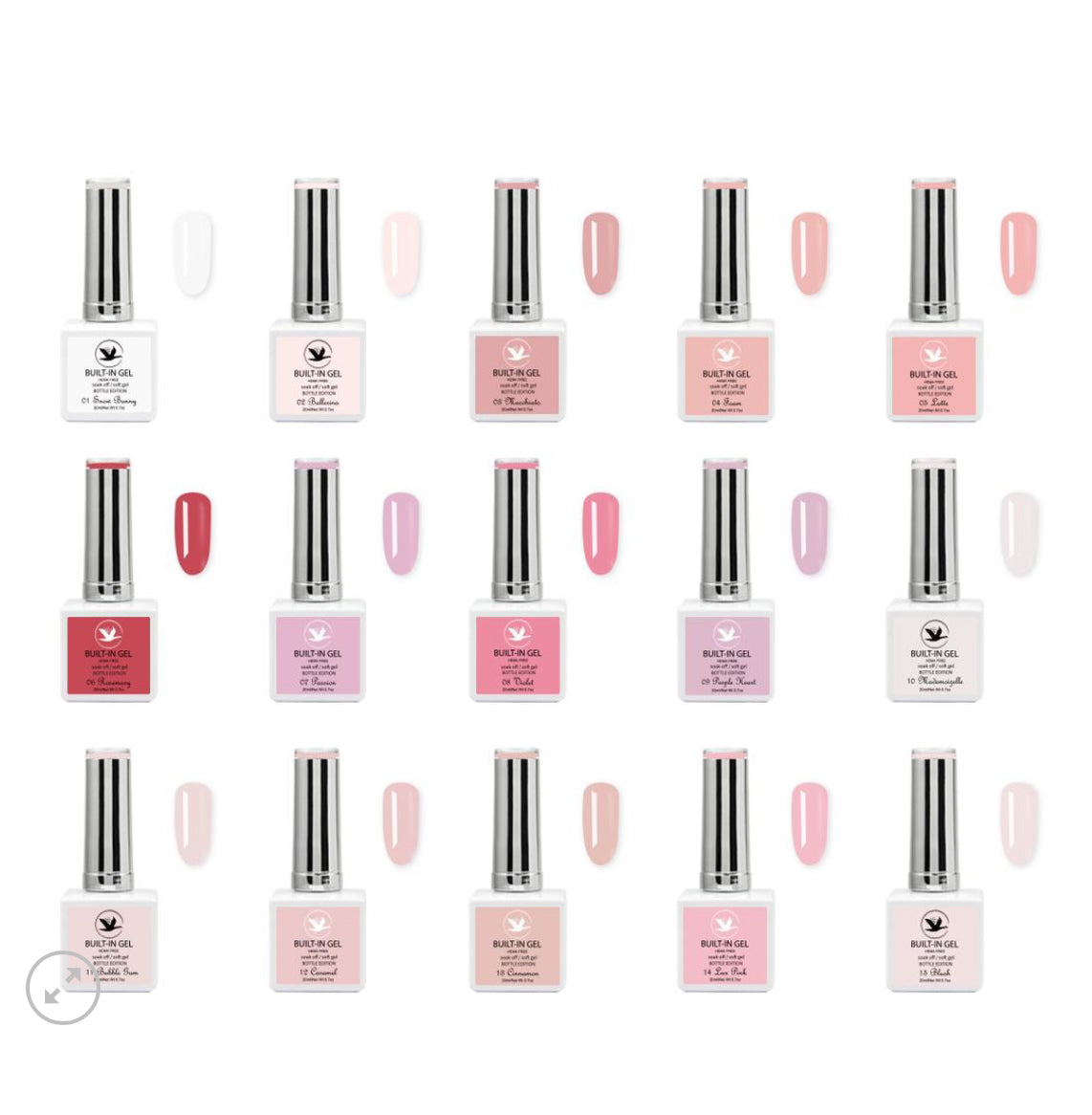 Built-in Gel Set #1-#16