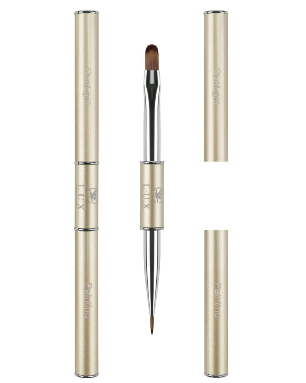 L.U.X Duo Flow – Oval Gel & Art Brush