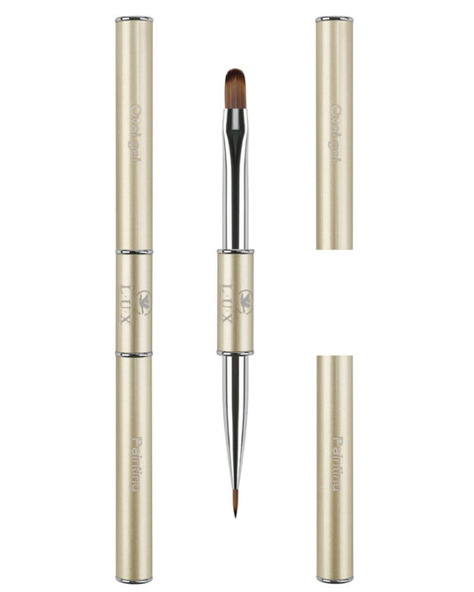 L.U.X Duo Flow – Oval Gel & Art Brush