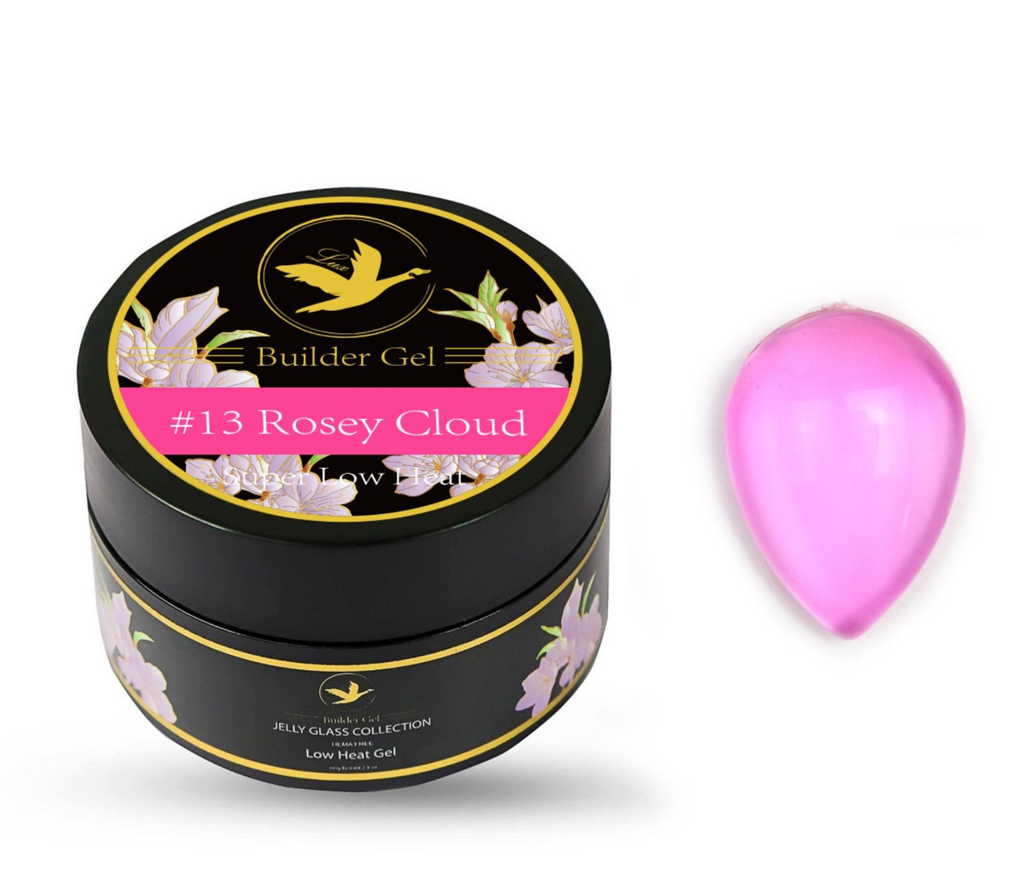 Jelly Glass Builder Gel – #13 Rosey Cloud