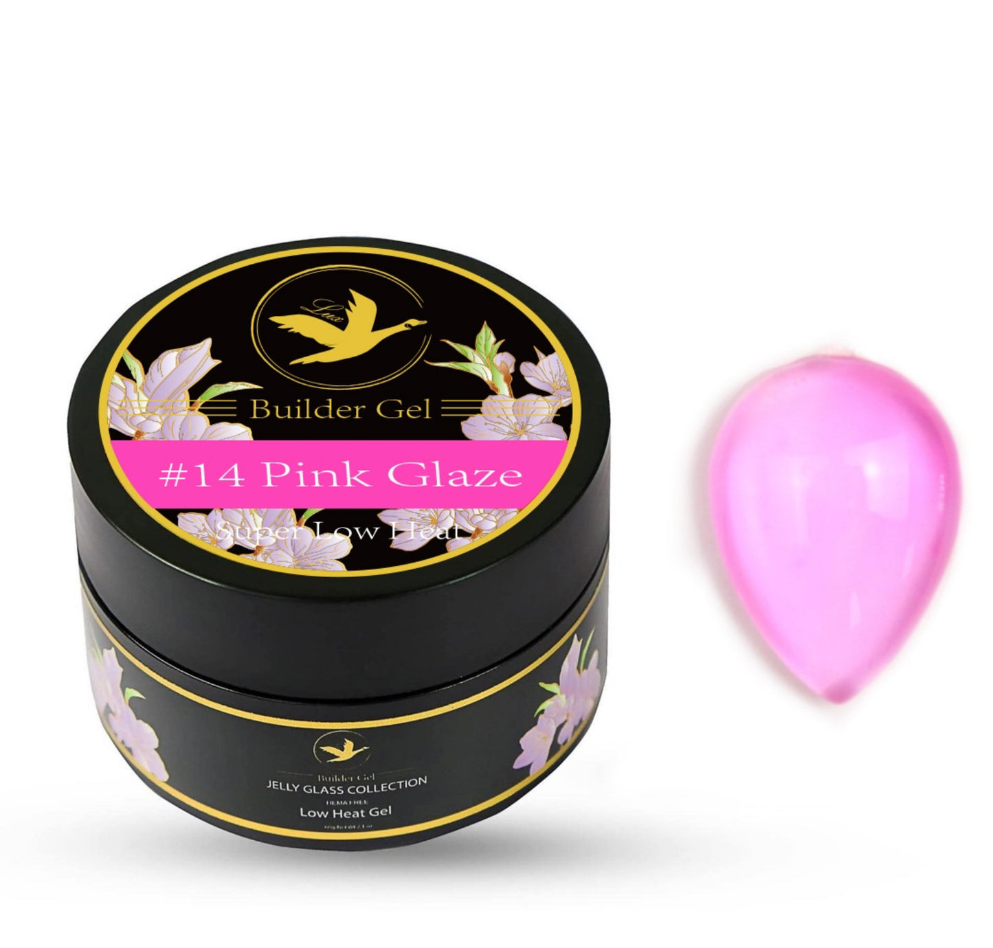 Jelly Glass Builder Gel – #14 Pink Glaze