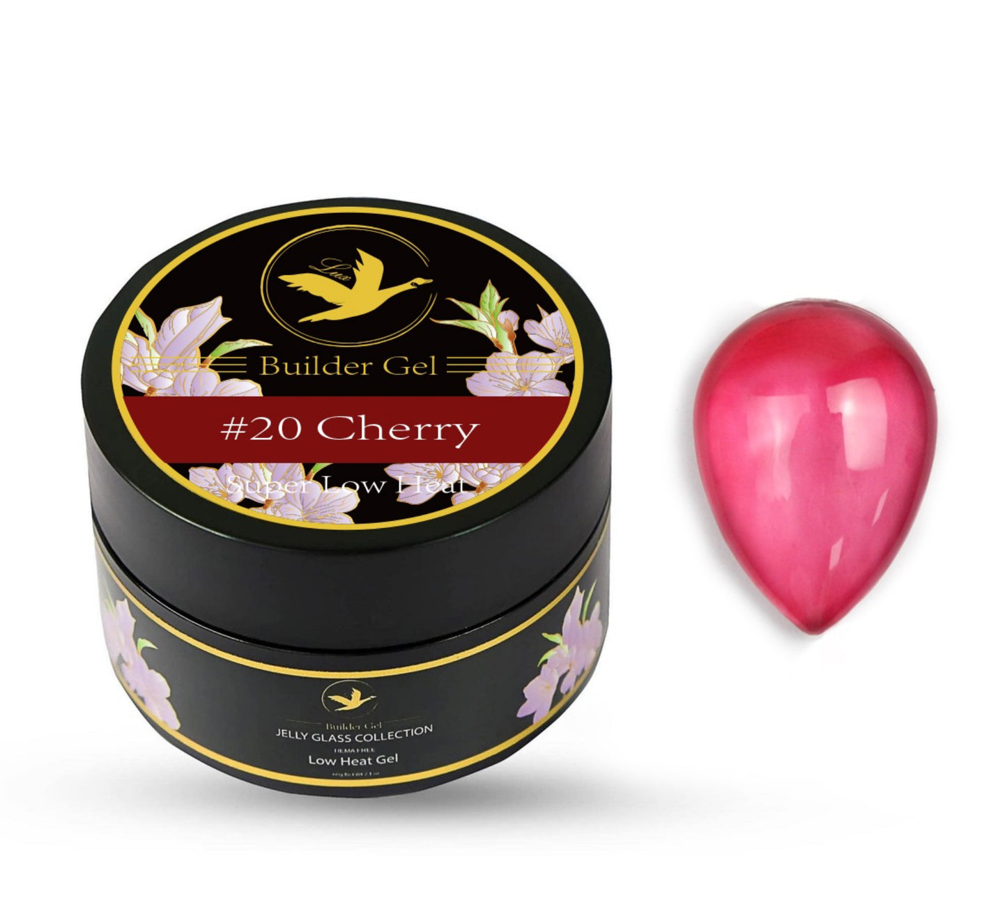 Jelly Glass Builder Gel – #20 Cherry