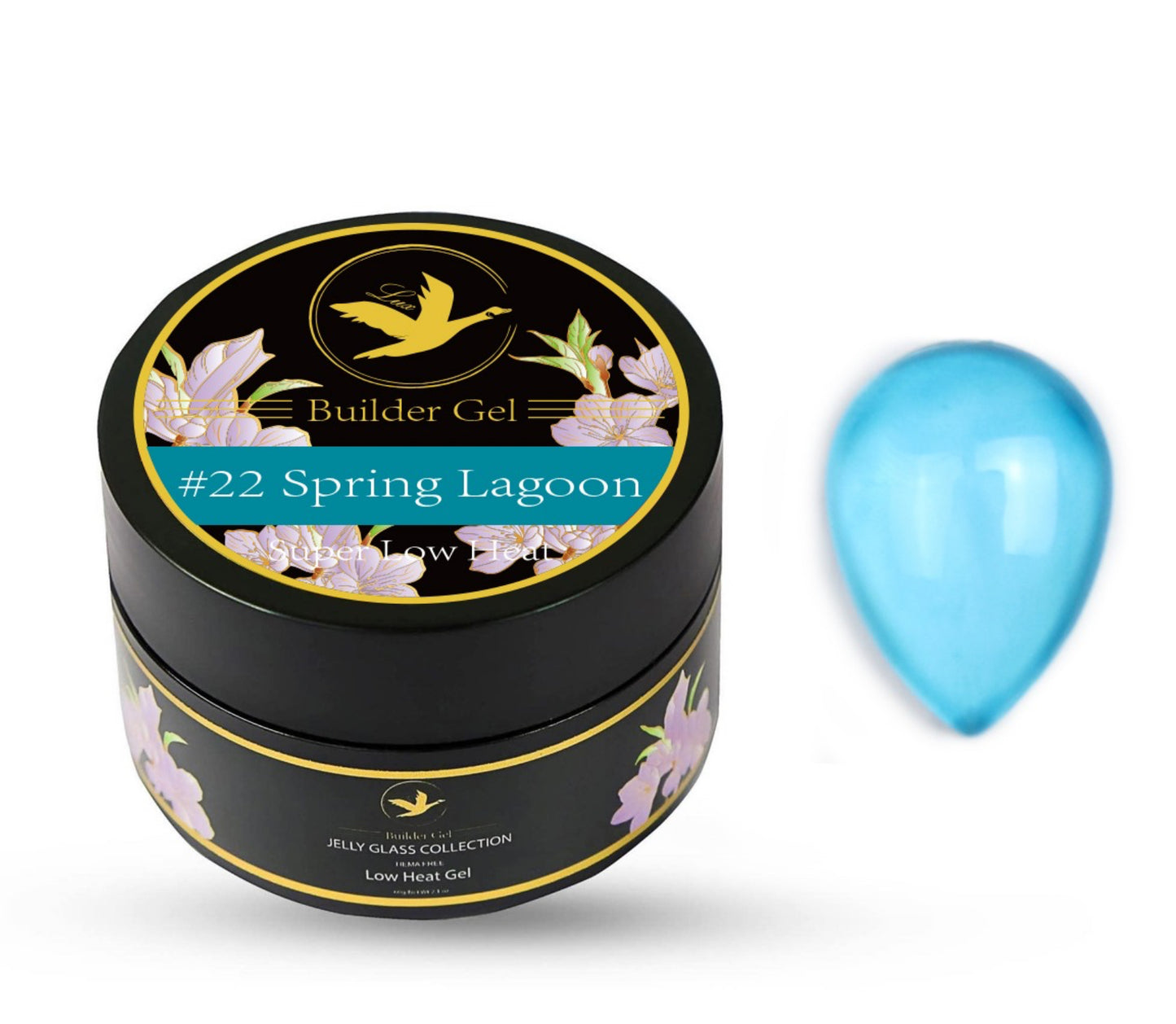 Jelly Glass Builder Gel – #22 Spring Lagoon