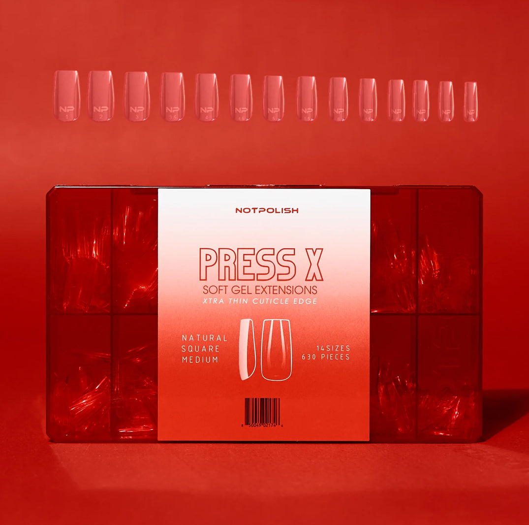 NATURAL SQUARE MEDIUM-PRESS X