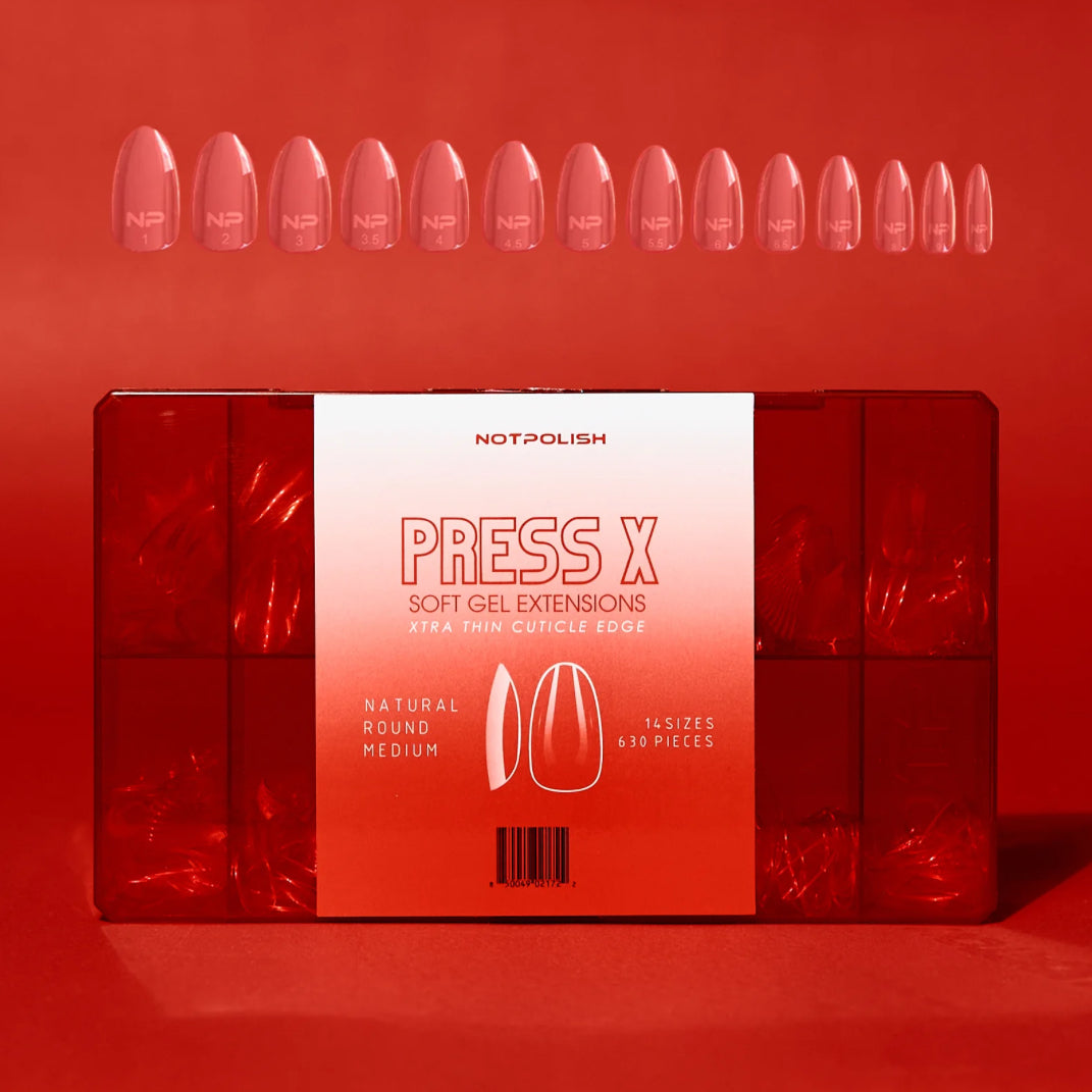 NATURAL ROUND MEDIUM-PRESS X