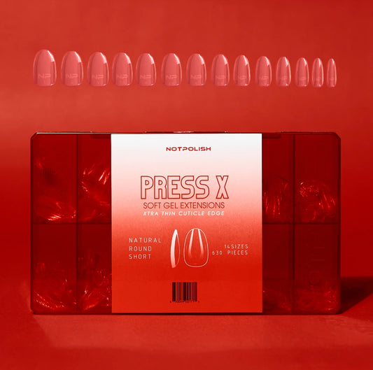 NATURAL ROUND SHORT-PRESS X