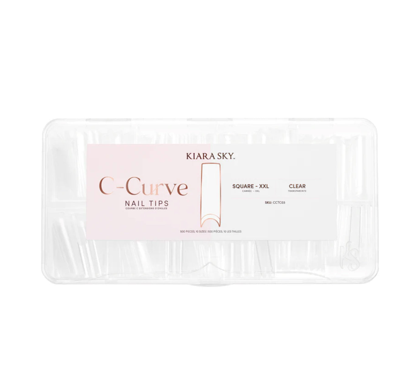 C-Curve Tip XXL - Square - Clear