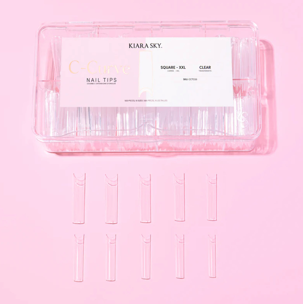 C-Curve Tip XXL - Square - Clear