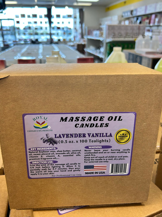 Queen - Massage Oil 0.5oz LAVENDER VANILLA