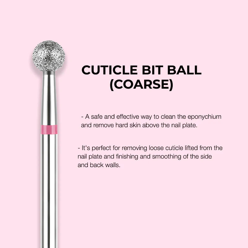 Cuticle Bit Ball Shape - Coarse