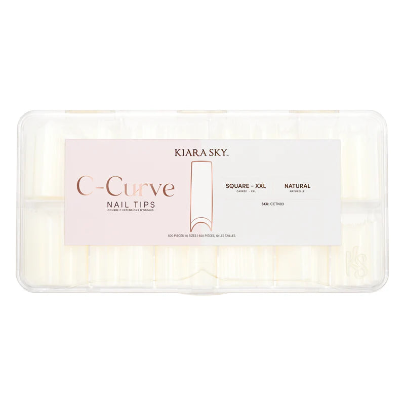 C-Curve Tip XXL - Square - Natural