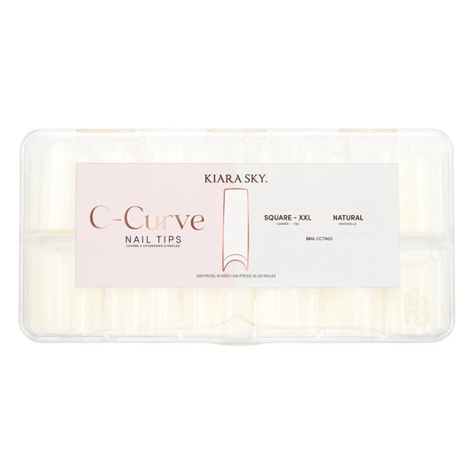 C-Curve Tip XXL - Square - Natural