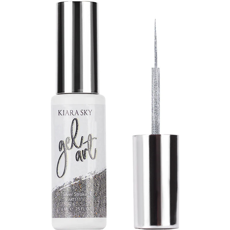 Kiara Sky Gel Art Silver Stroke 0.25oz