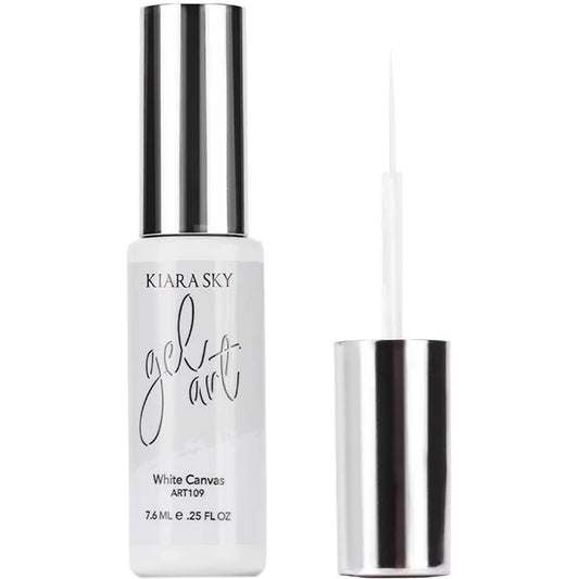 Kiara Sky Gel Art White Canvas 0.25oz