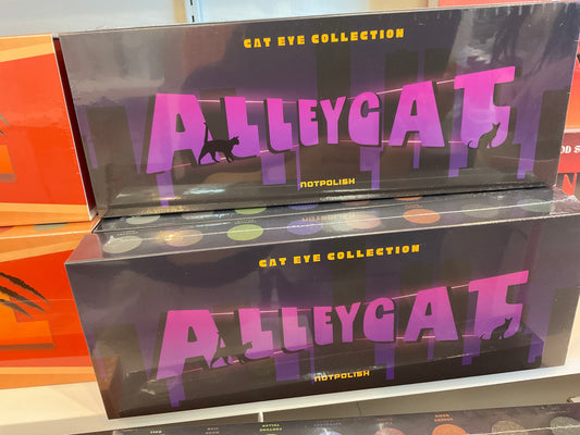 Cateye 8pcs Alley Cat (dark purple)