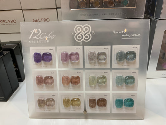 88 Reflective Gel 12 COLORS